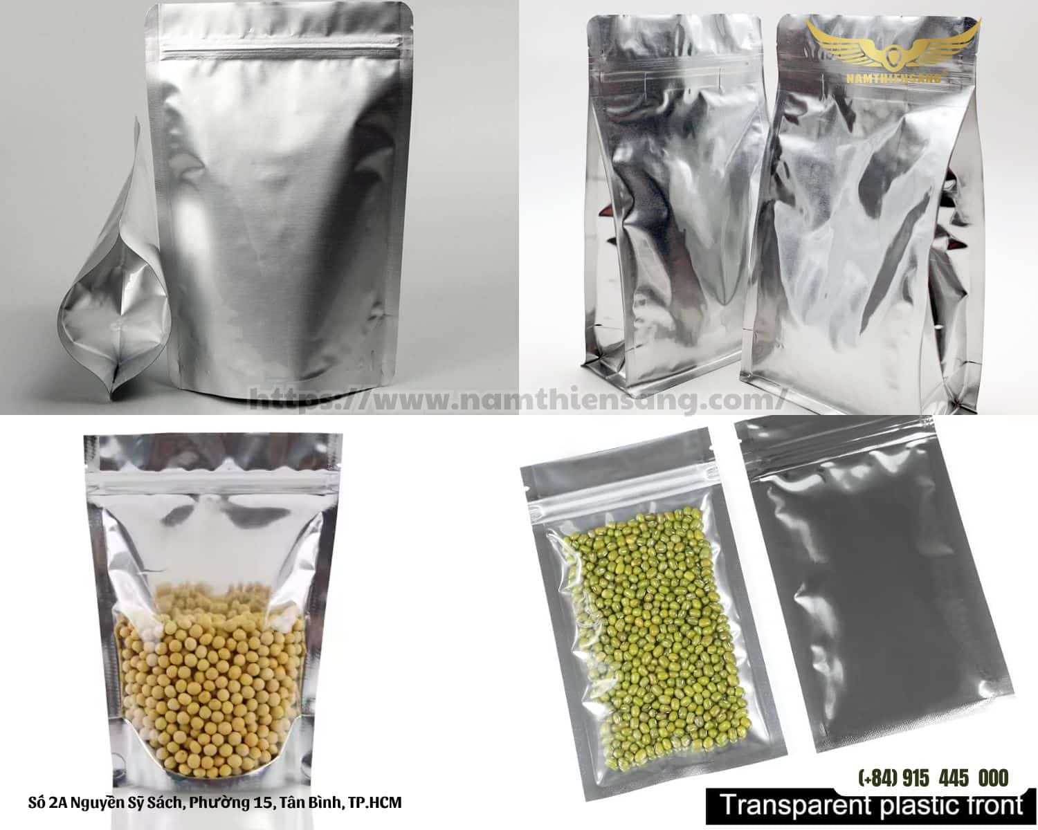 Túi Zipper Nhôm 